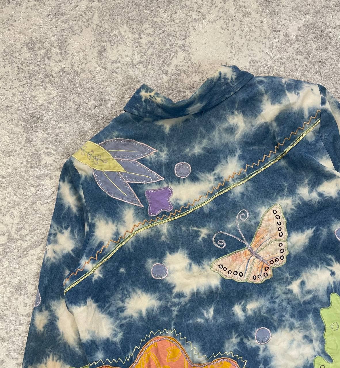 Other Indigo Moon Embroidered Jacket With Butterflies Size XL Size XL / US 12-14 / IT 48-50 - 6 Thumbnail