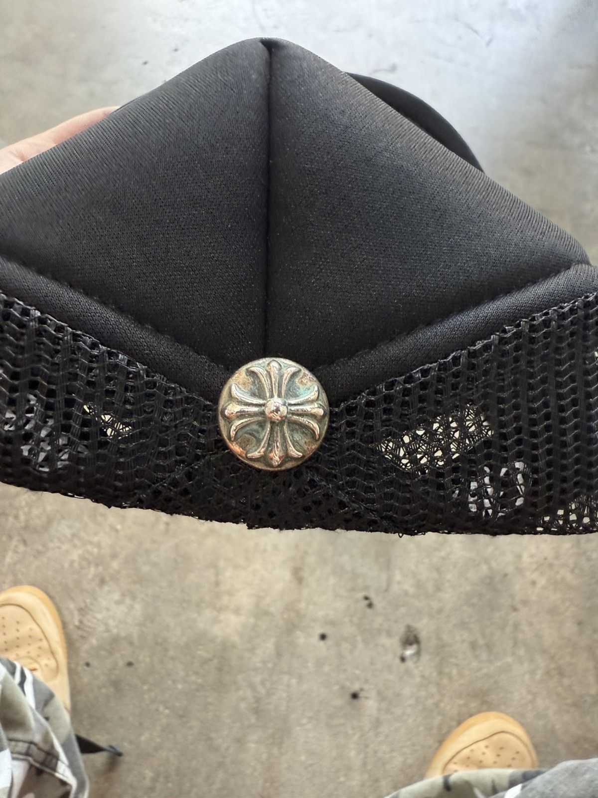 Chrome Hearts CHROME HEARTS X MATTY BOY "ANTI" TRUCKER HAT BLACK Size ONE SIZE - 3 Thumbnail