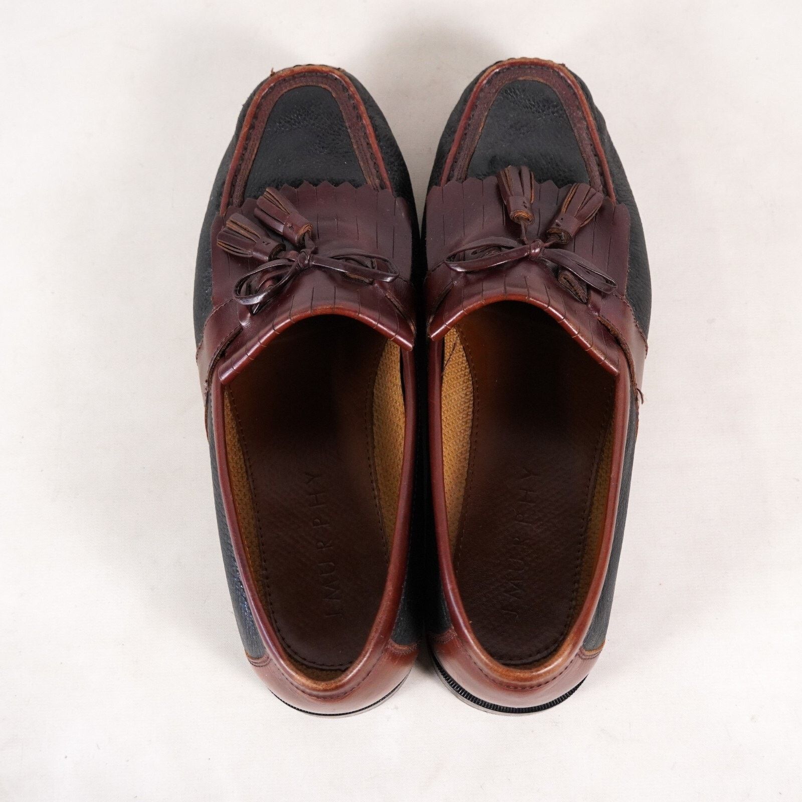 Johnston & Murphy Murphy Leather Casual Dress Boat Shoes Slip On Men Size 10M Size US 10 / EU 43 - 4 Thumbnail