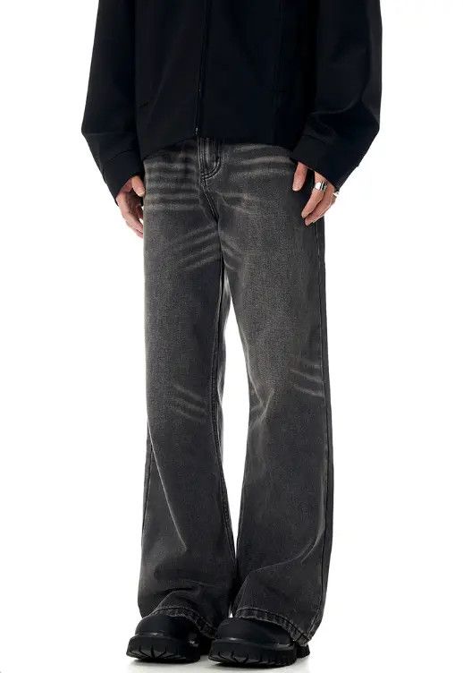 VIBE Street loose American street cleanfit straight flared jeans Size US 32 / EU 48 - 7 Thumbnail