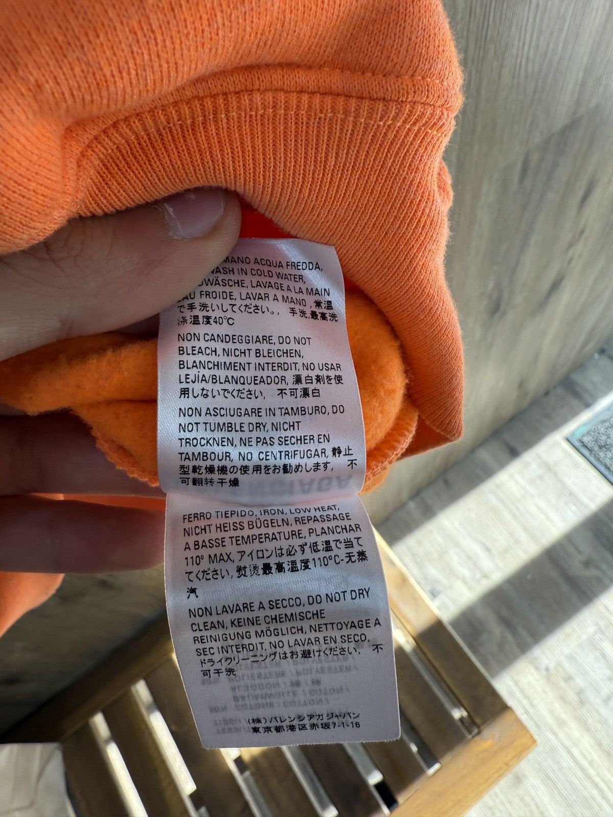 Balenciaga Balenciaga Orange Hoodie Size US M / EU 48-50 / 2 - 8 Thumbnail