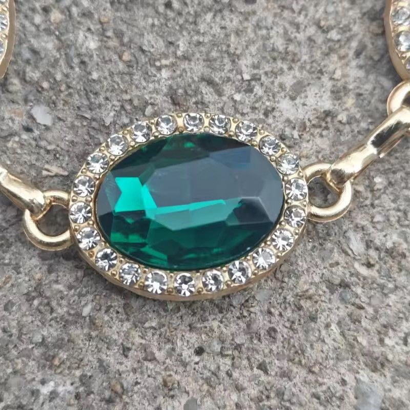 Jewelry retro agate colourful pants chain Size ONE SIZE - 3 Thumbnail