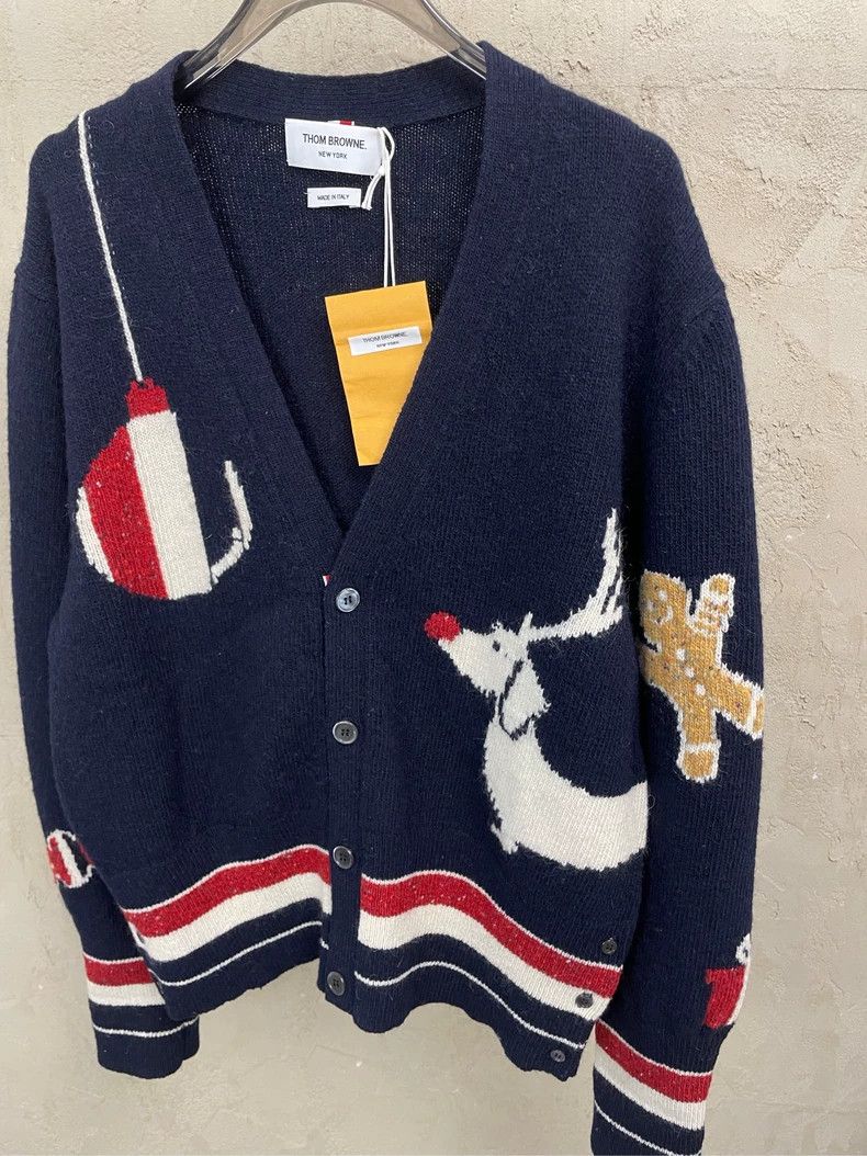 Thom Browne Thom browne Size 4 Dark blue elk gingerbread man colorful Size XL / US 12-14 / IT 48-50 - 3 Thumbnail