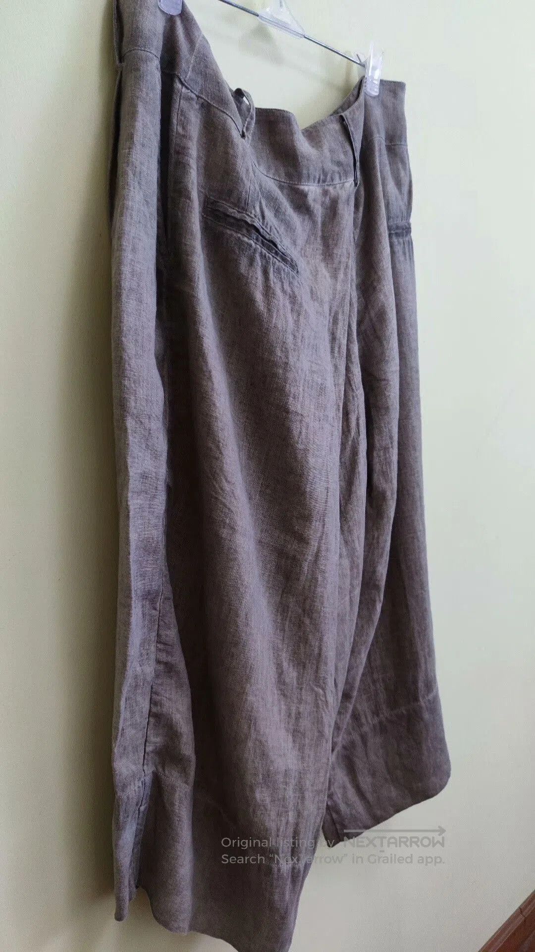 Yohji Yamamoto Asymmetrical Linen Pants by Yohji Yamamoto. Size US 34 / EU 50 - 3 Thumbnail
