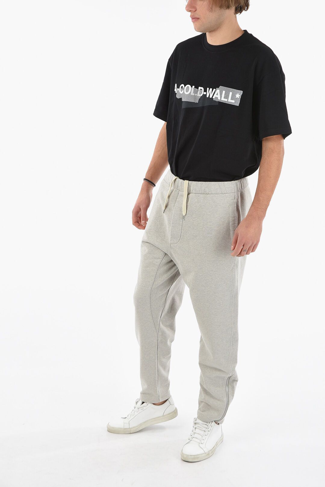 Maison Margiela o1y1124 Cotton Joggers & Sweatpants In Grey Size US 34 / EU 50 - 4 Thumbnail