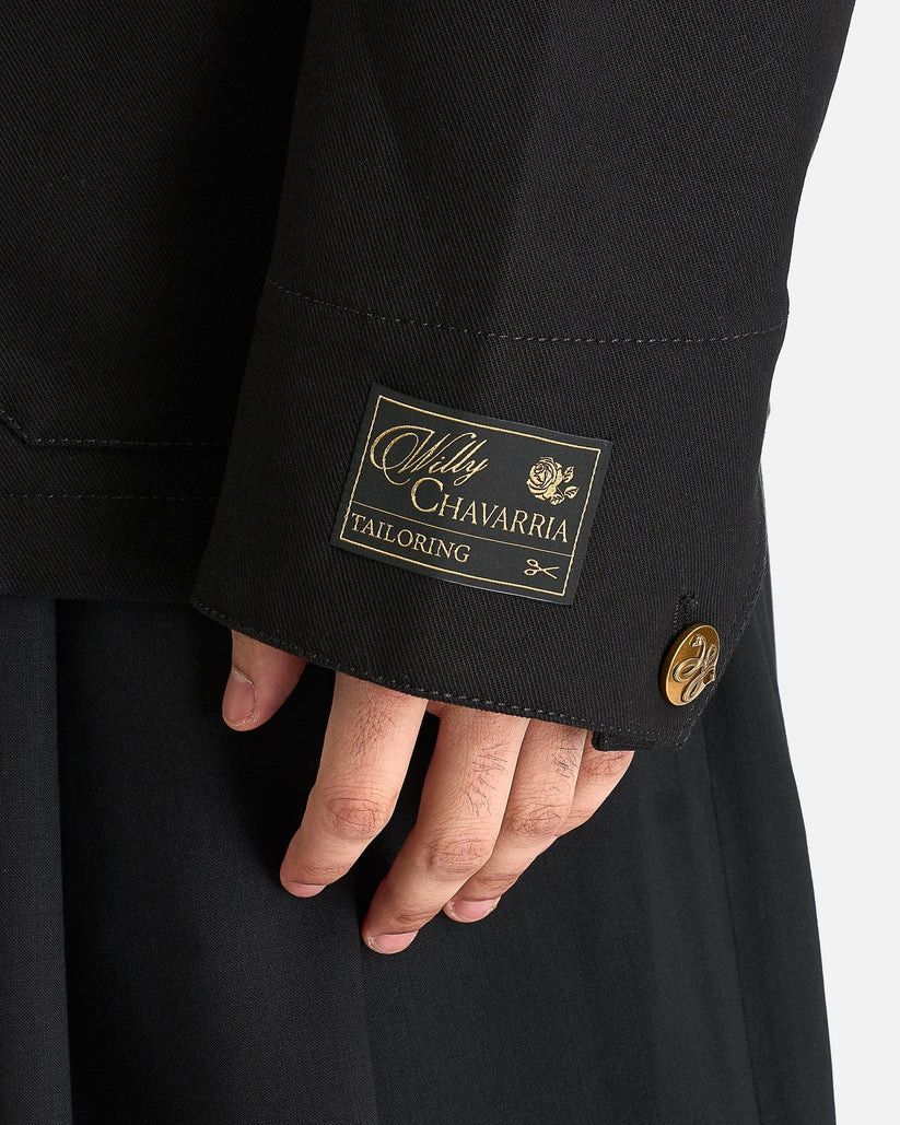 Willy Chavarria o1s1v1r1oon0825 Workwear Blazer in Black Size US XL / EU 56 / 4 - 6 Thumbnail