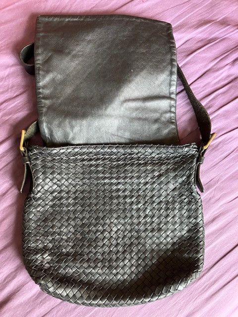 Bottega Veneta Bottega Veneta Intrecciato black calf leather Messenger Size ONE SIZE - 2 Thumbnail