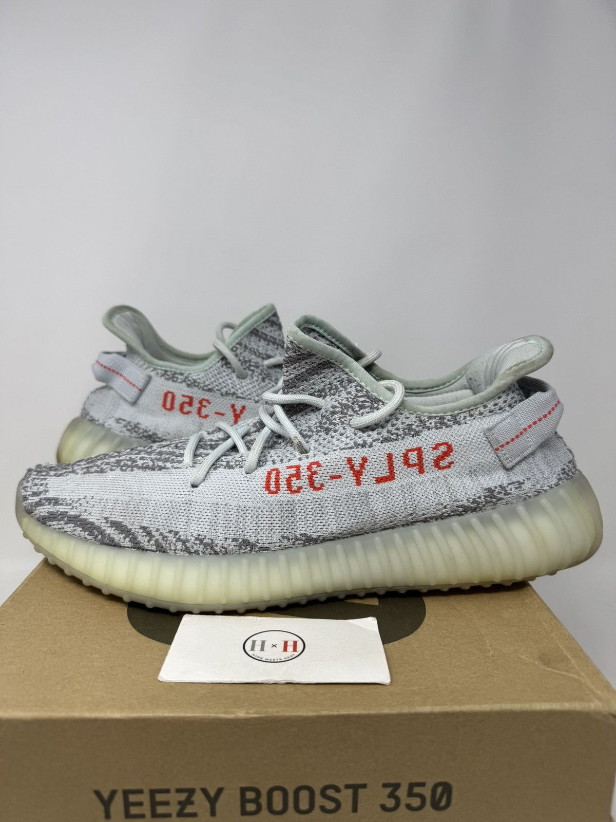 Adidas Yeezy Boost 350 V2 Blue Tint 2017 Size US 11.5 / EU 44-45 - 3 Thumbnail