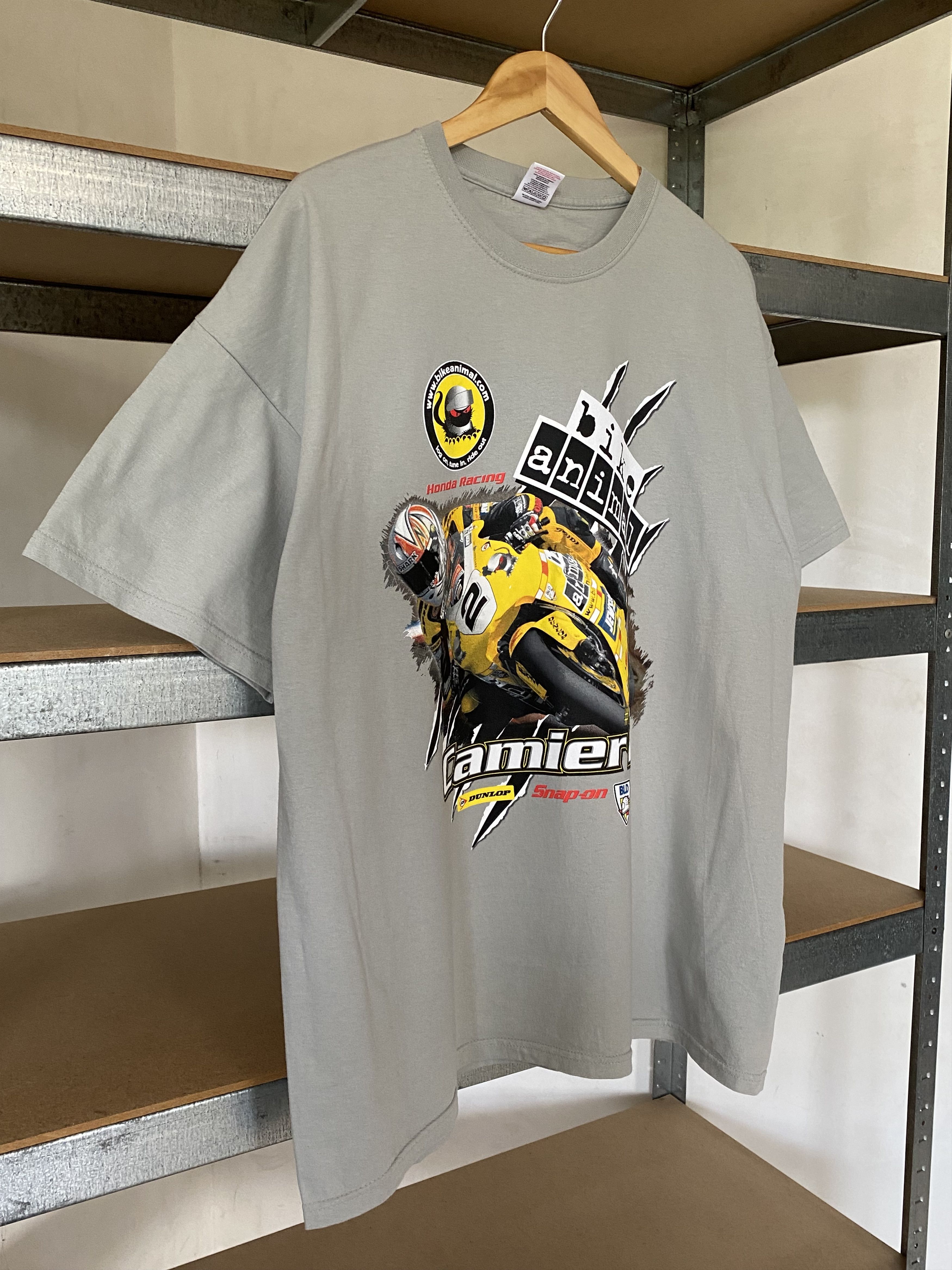 Honda Honda Bike Animal Vintage 2000s Camier 2 Racing T-shirt Size US XXL / EU 58 / 5 - 3 Thumbnail