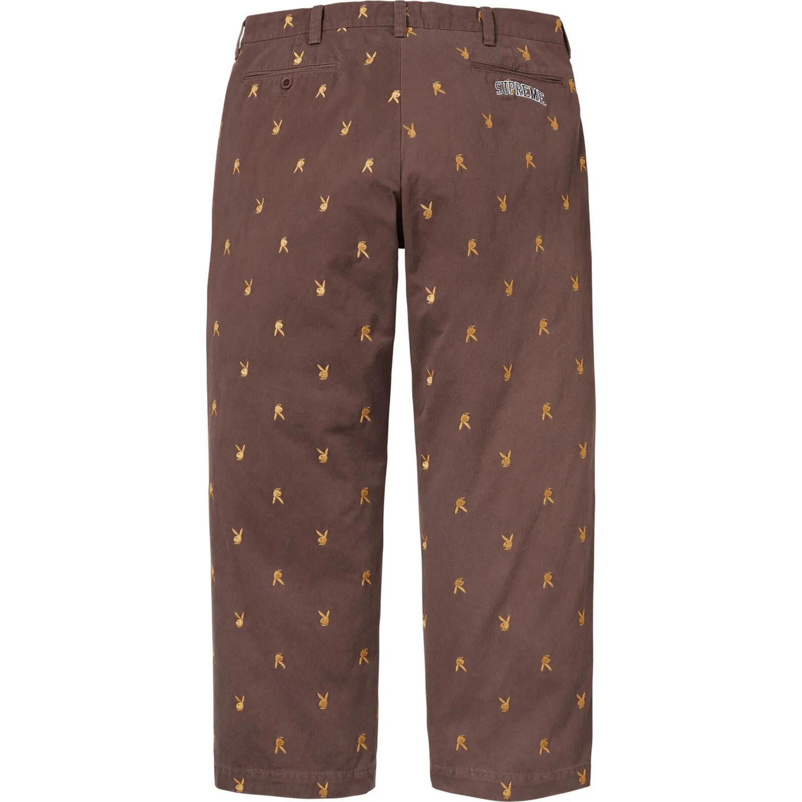 Supreme SS26 Supreme Chino Pant Playboy Brown 34 Size US 34 / EU 50 - 2 Thumbnail