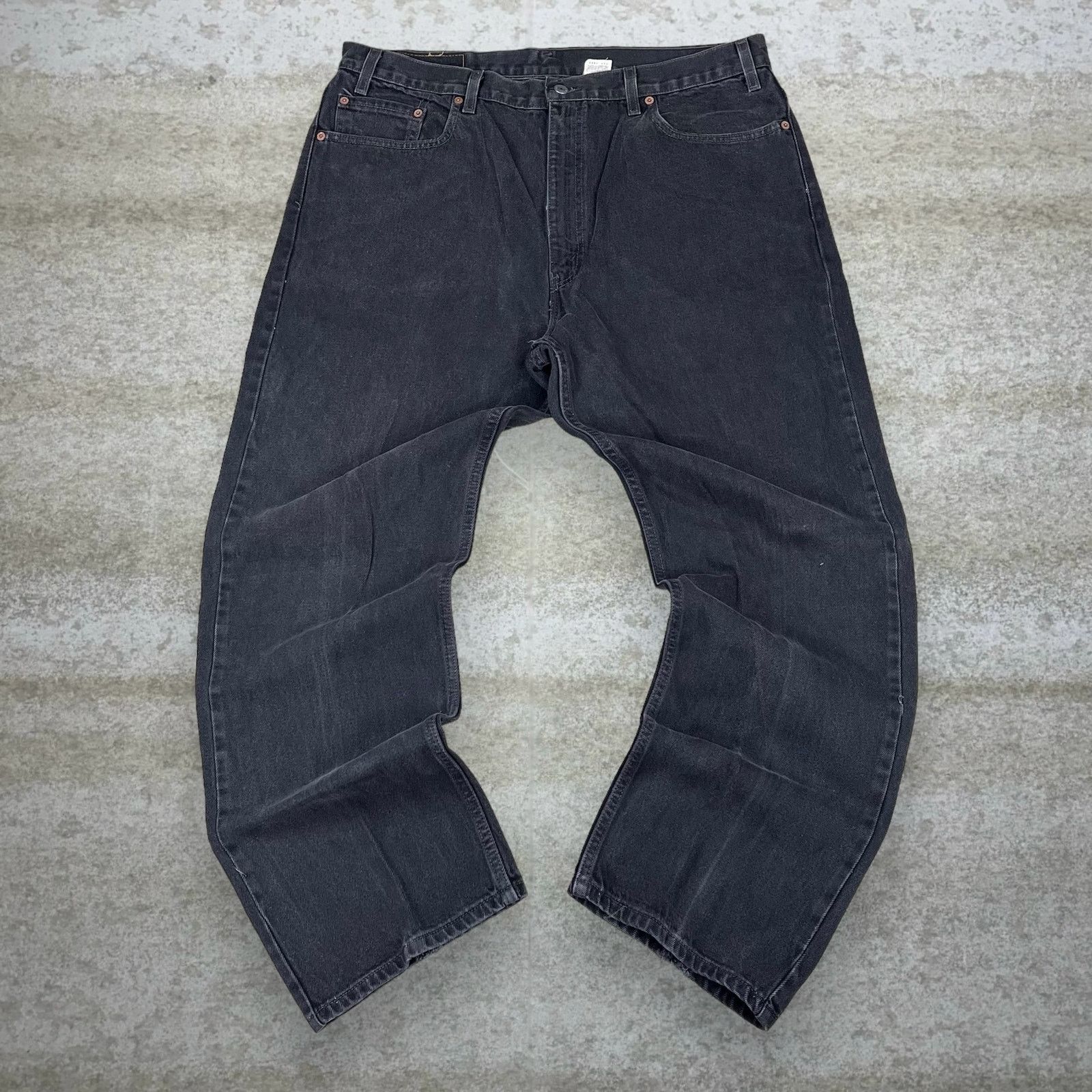 Levi's Vintage 90s Levis Jeans 505 40x30 Regular Straight Fit Black Size US 40 / EU 56 - 2 Thumbnail