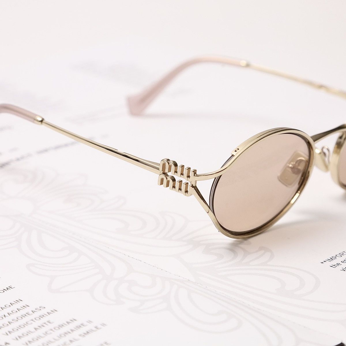 Miu Miu MIU MIU 0MU 52YS SUNGLASSES Size ONE SIZE - 3 Thumbnail