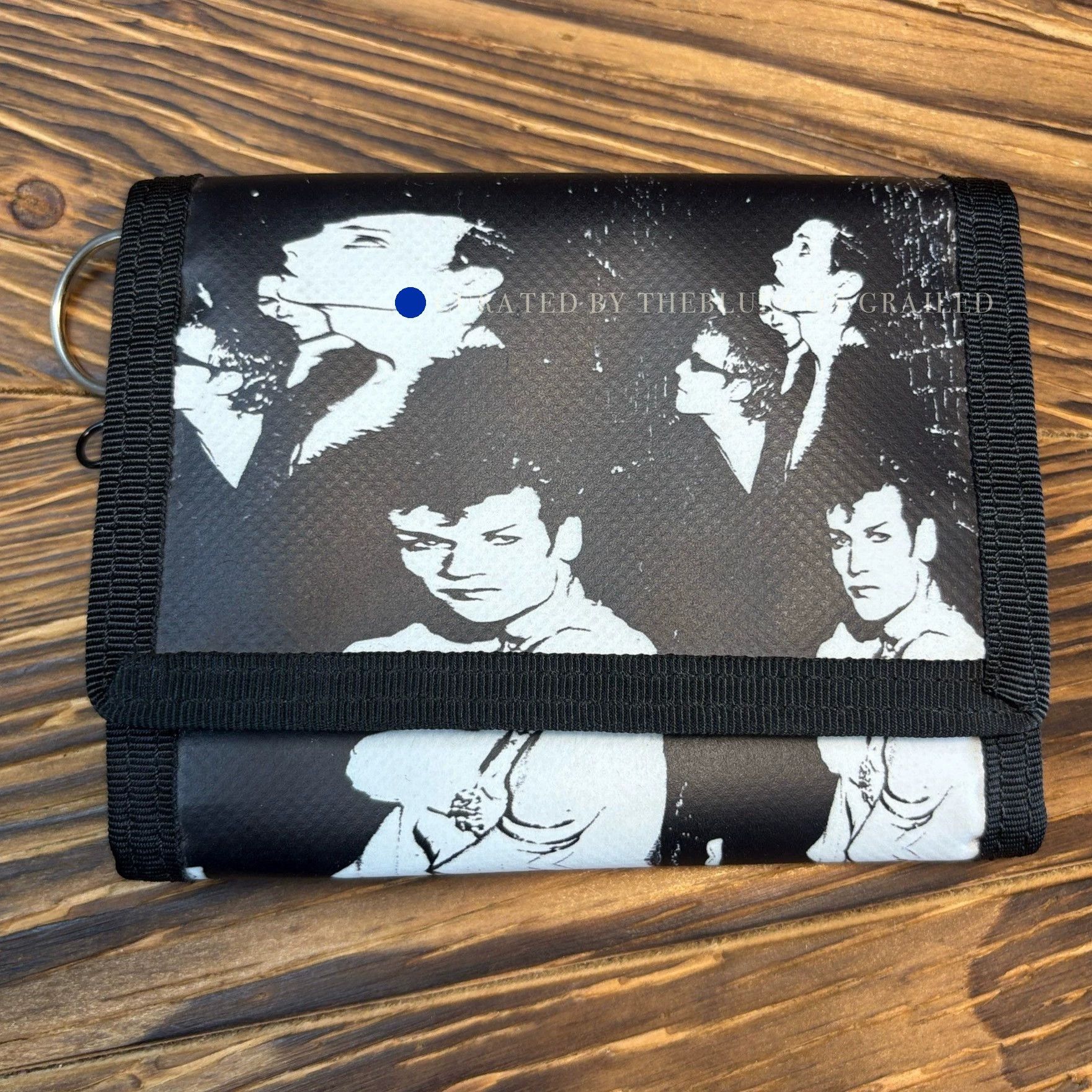 Undercover Black TriFold Wallet with Ring Chain Size ONE SIZE - 1 Thumbnail