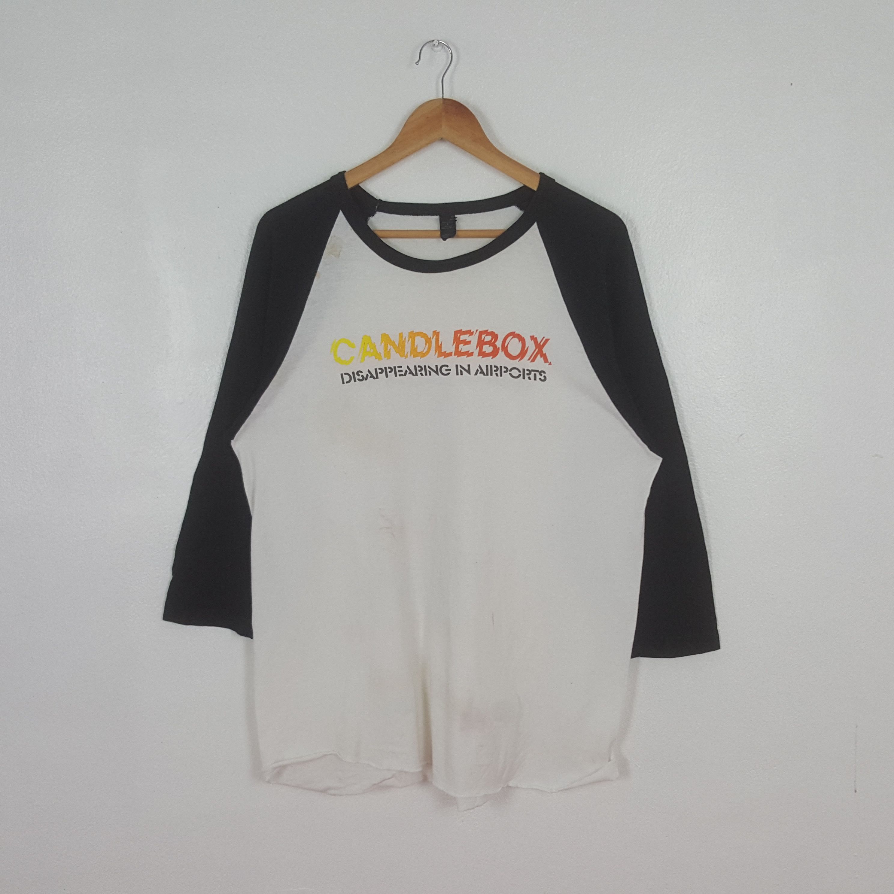 Band Tees Vintage Candlebox Rock Band 3 Quarters Tshirt C319N7 Size US L / EU 52-54 / 3 - 1 Thumbnail