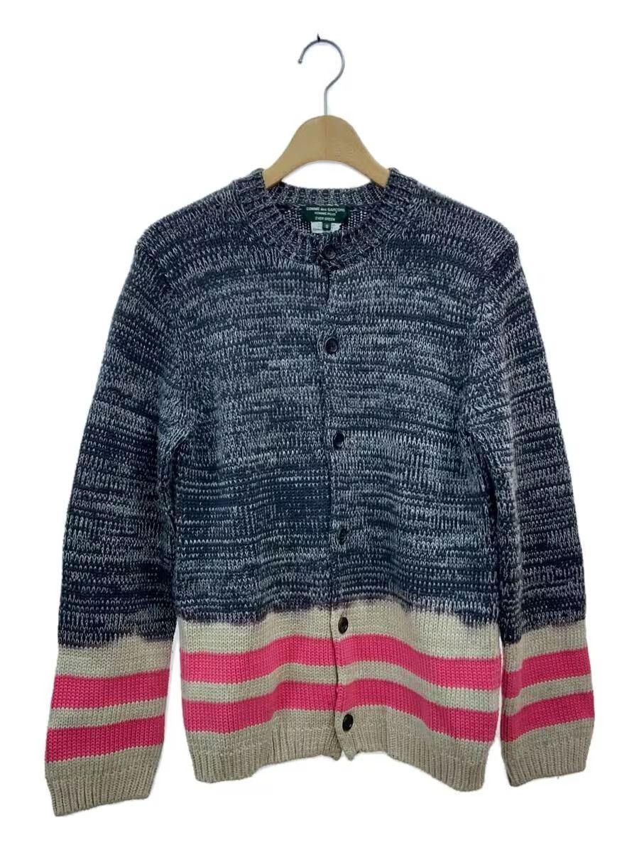 Comme des Garcons × Comme des Garcons Homme Plus AW08 Striped Wool Knit Cardigan Size US S / EU 44-46 / 1 - 1 Thumbnail