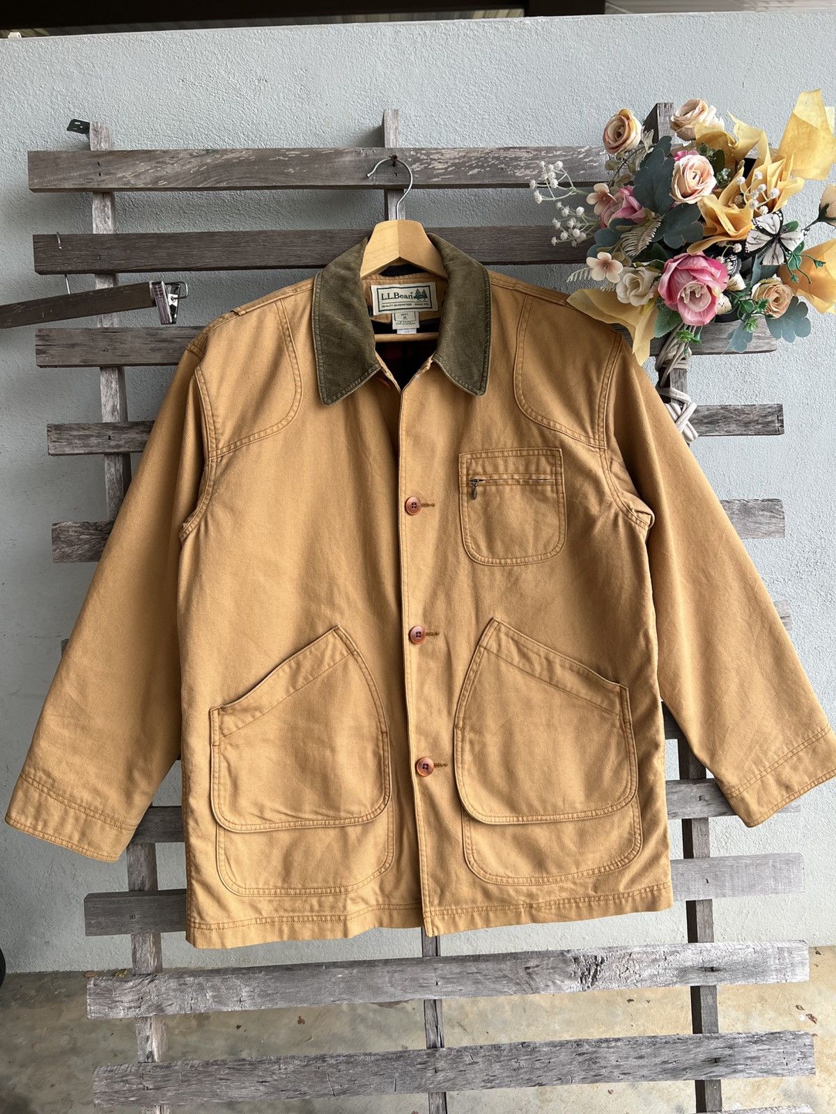 L.L. Bean Vintage 90s L.L Bean Jacket - oversizes 24.5” x 31.5” Size US M / EU 48-50 / 2 - 3 Thumbnail