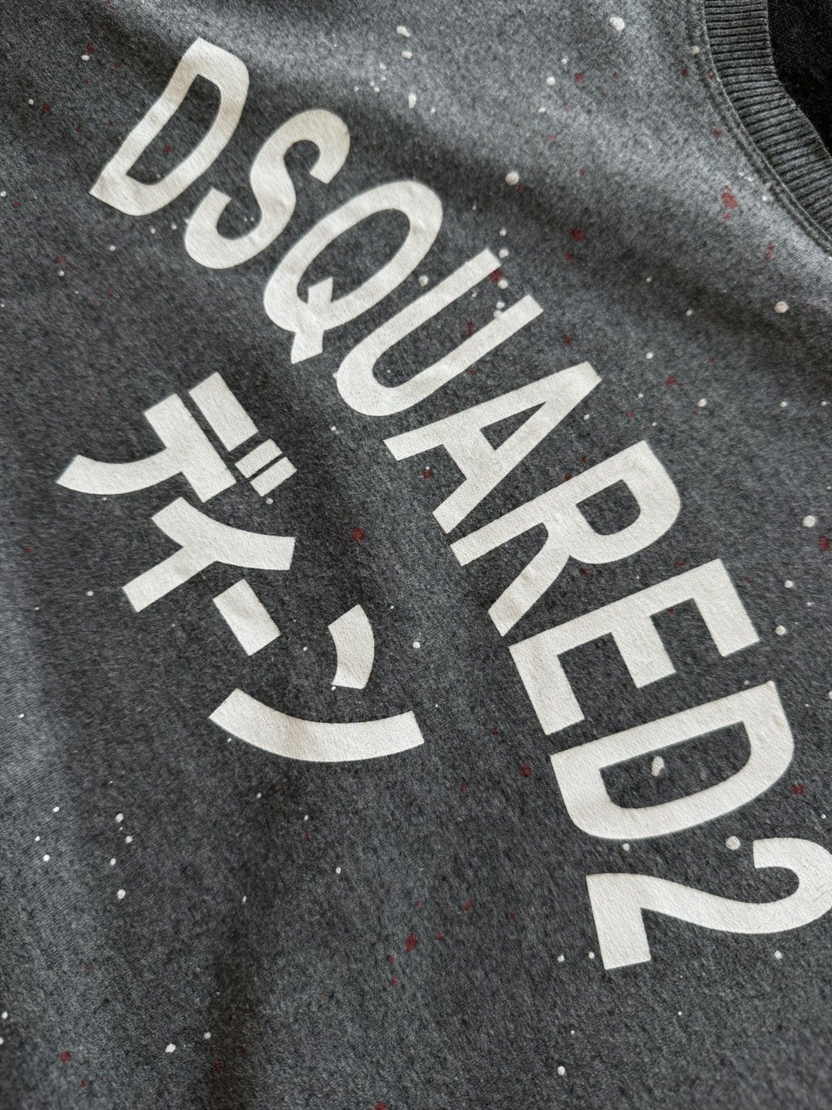 Dsquared2 Dsquared2 Japan vintage painted sweatshirt Size US XL / EU 56 / 4 - 4 Thumbnail