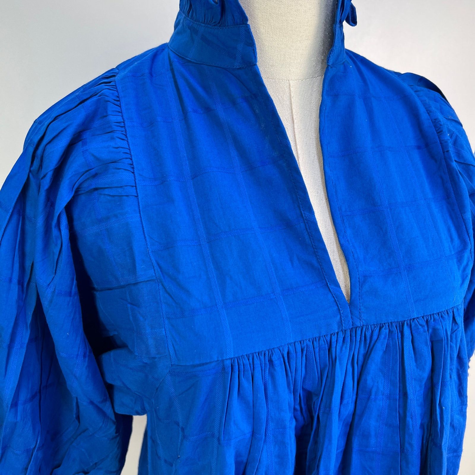 Other Never A Wallflower High Neck Dress Cobalt Blue Mini Size XS / US 0-2 / IT 36-38 - 2 Thumbnail