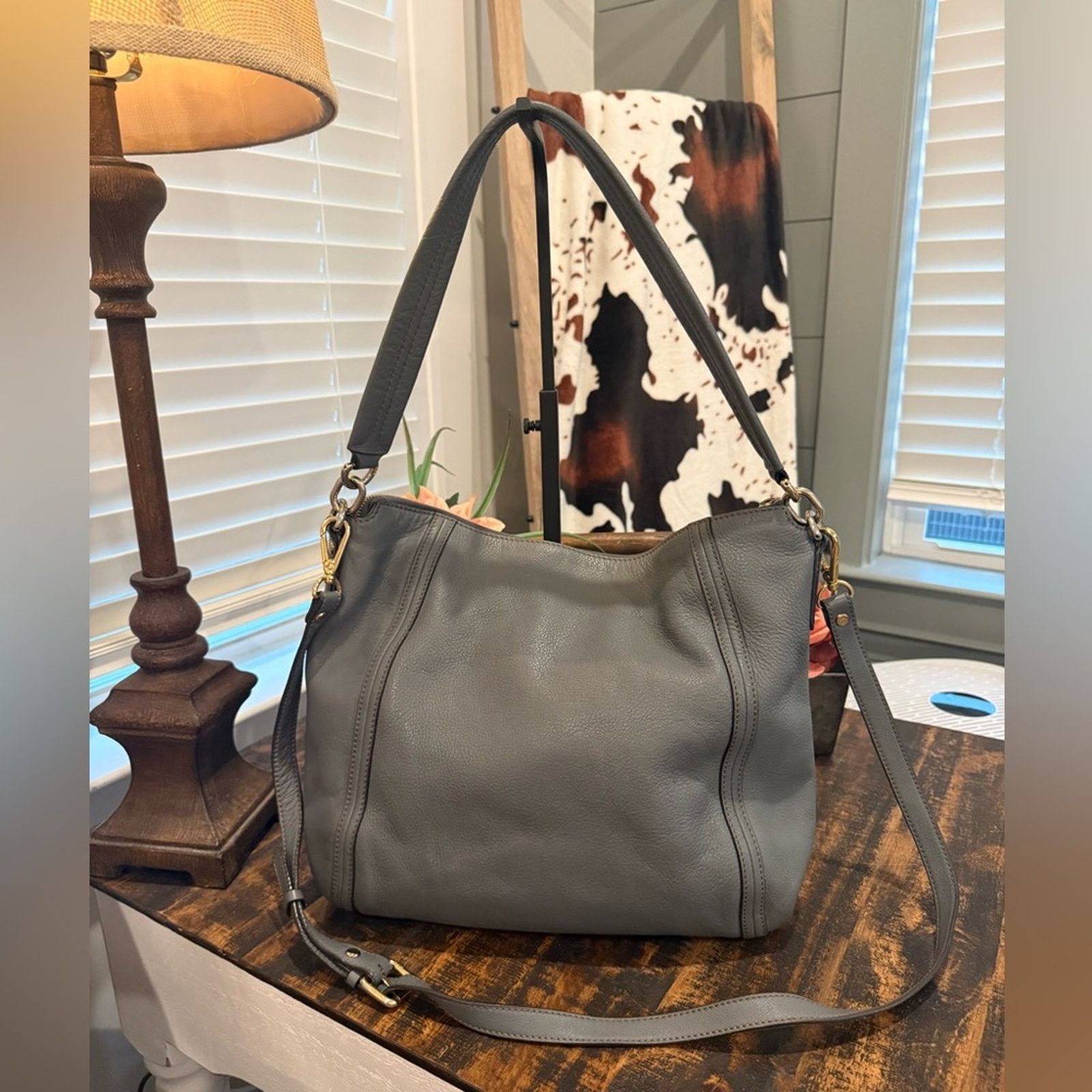MCM MCM Chocolate gray Leather 2-Way Size ONE SIZE - 4 Thumbnail