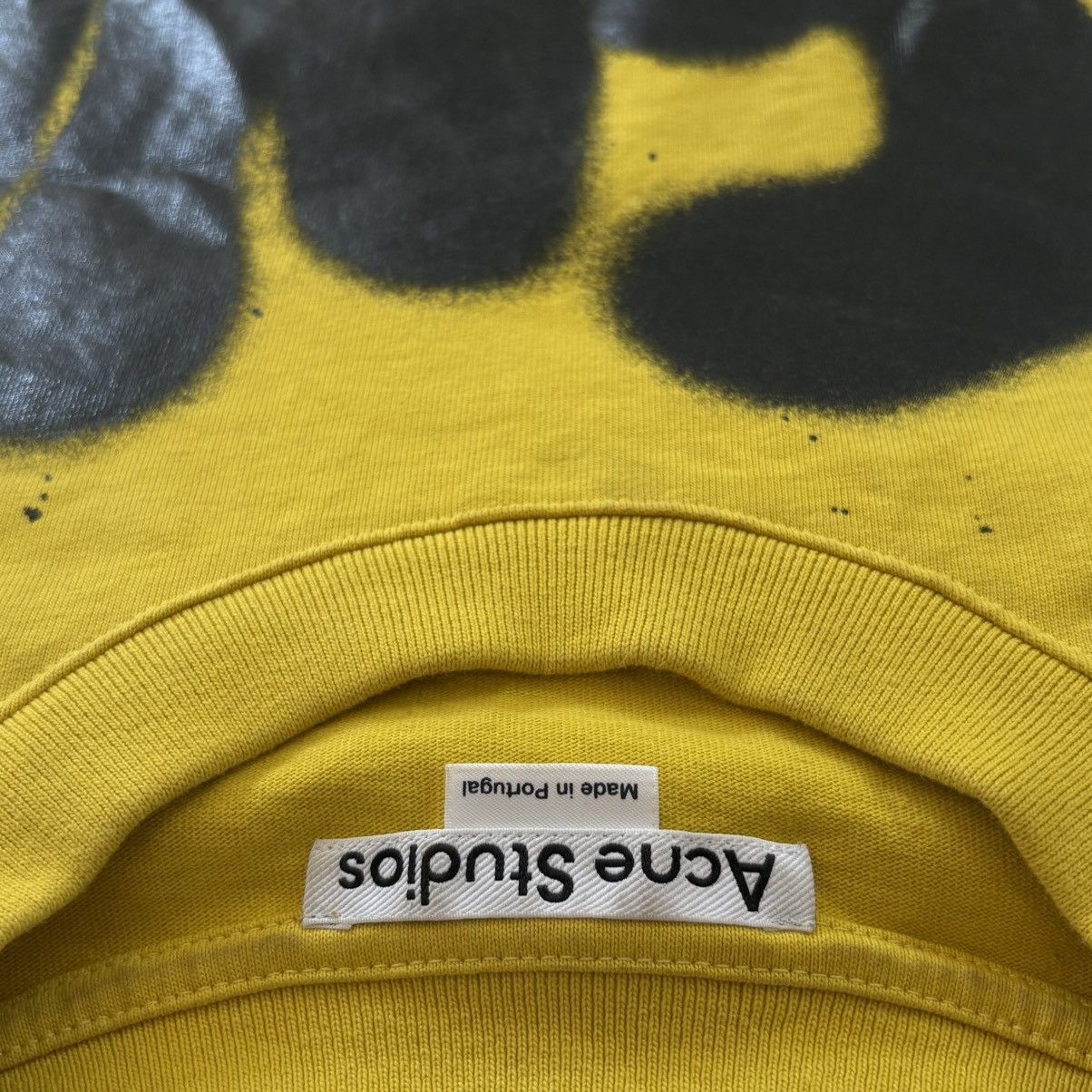 Acne Studios Acne Studios 1996 Graphic Logo T-Shirt Yellow/Black Size US M / EU 48-50 / 2 - 9 Thumbnail