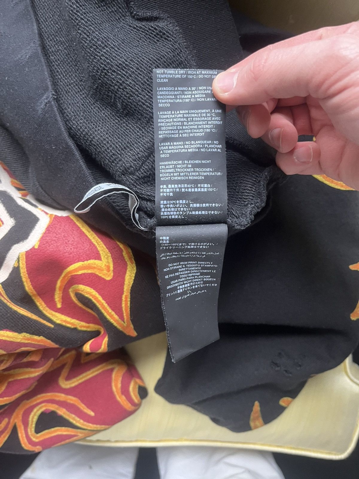 Palm Angels Palm Angels Graffiti Flames Hoodie Size US L / EU 52-54 / 3 - 9 Thumbnail