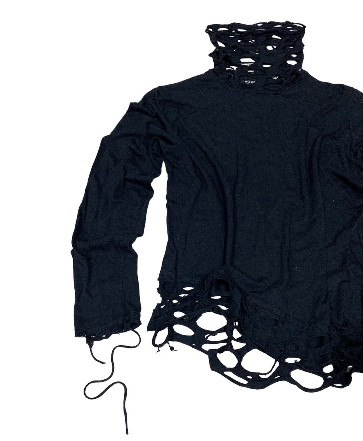 Yasuyuki Ishii Bondage veil face Turtleneck Gothic Punk shirt Size US M / EU 48-50 / 2 - 5 Thumbnail