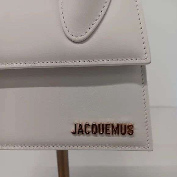 Jacquemus Jacquemus Le Chiquito Moyen Top-Handle Leather Bag - White Size ONE SIZE - 7 Thumbnail