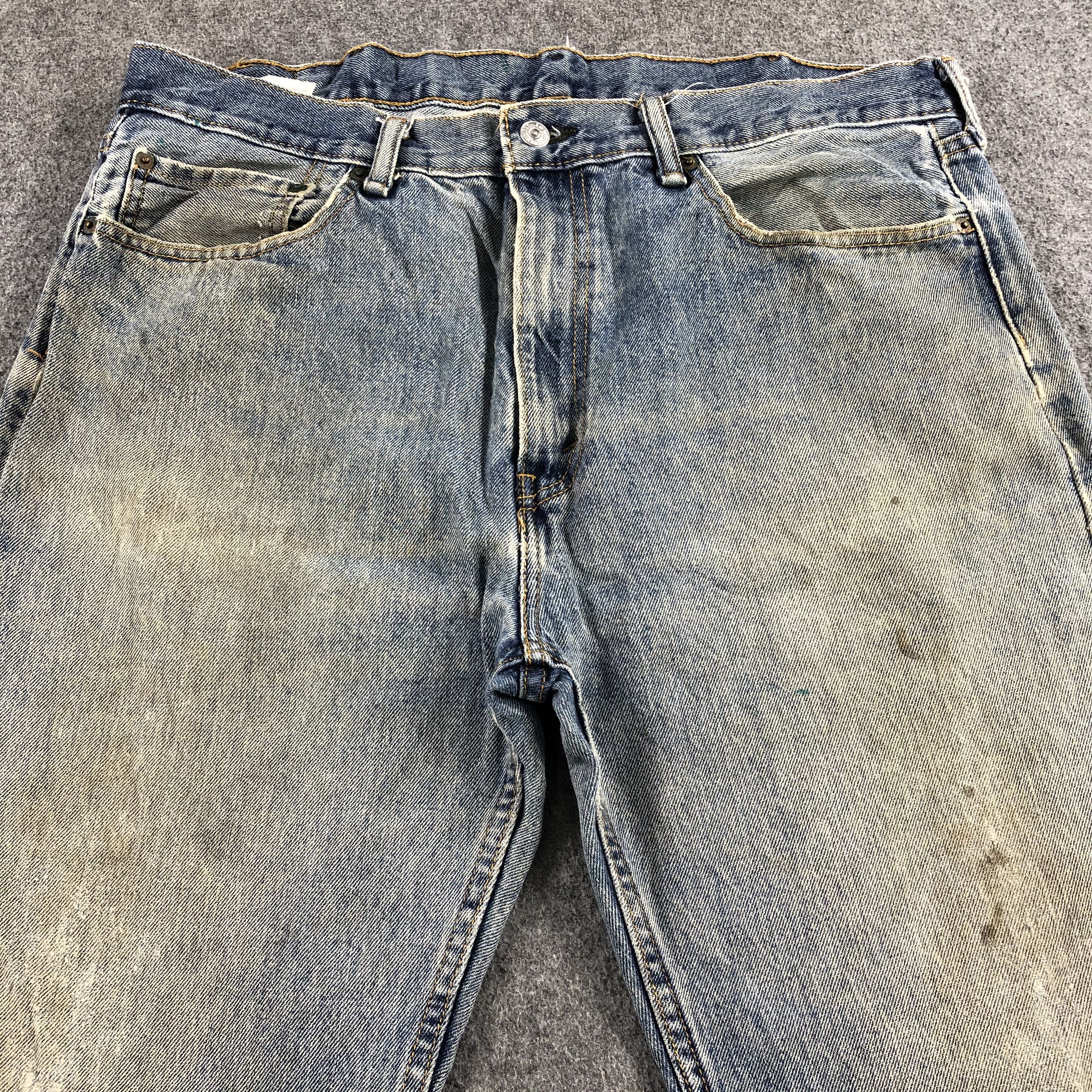 Levi's Vintage Blue Wash Levis 505 Jeans-J2261 Size US 38 / EU 54 - 3 Thumbnail
