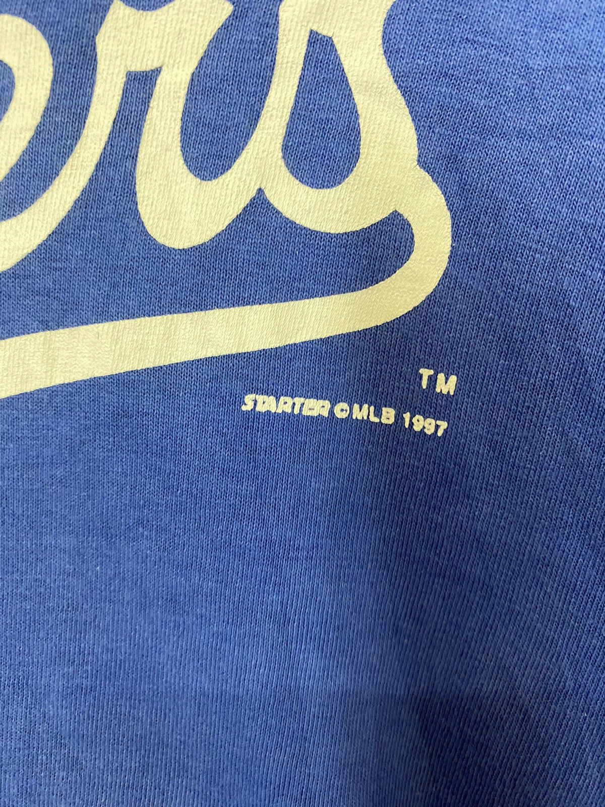 MLB × Starter × Vintage Vtg 90s starter MLB DODGER TSHIRT Size US L / EU 52-54 / 3 - 3 Thumbnail