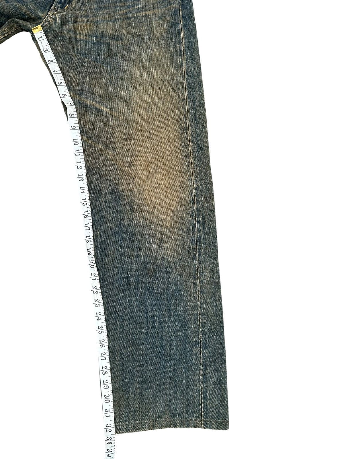 Kapital Vintage Edwin 505 Selvedge Rusty Distressed Denim Jeans Size US 34 / EU 50 - 17 Thumbnail