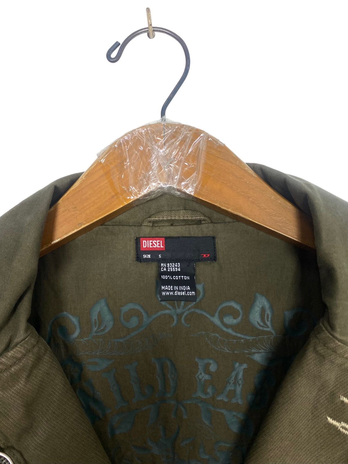 Diesel Rare‼️ Diesel Khaki Tie Waist Jacket Size XS / US 0-2 / IT 36-38 - 8 Thumbnail