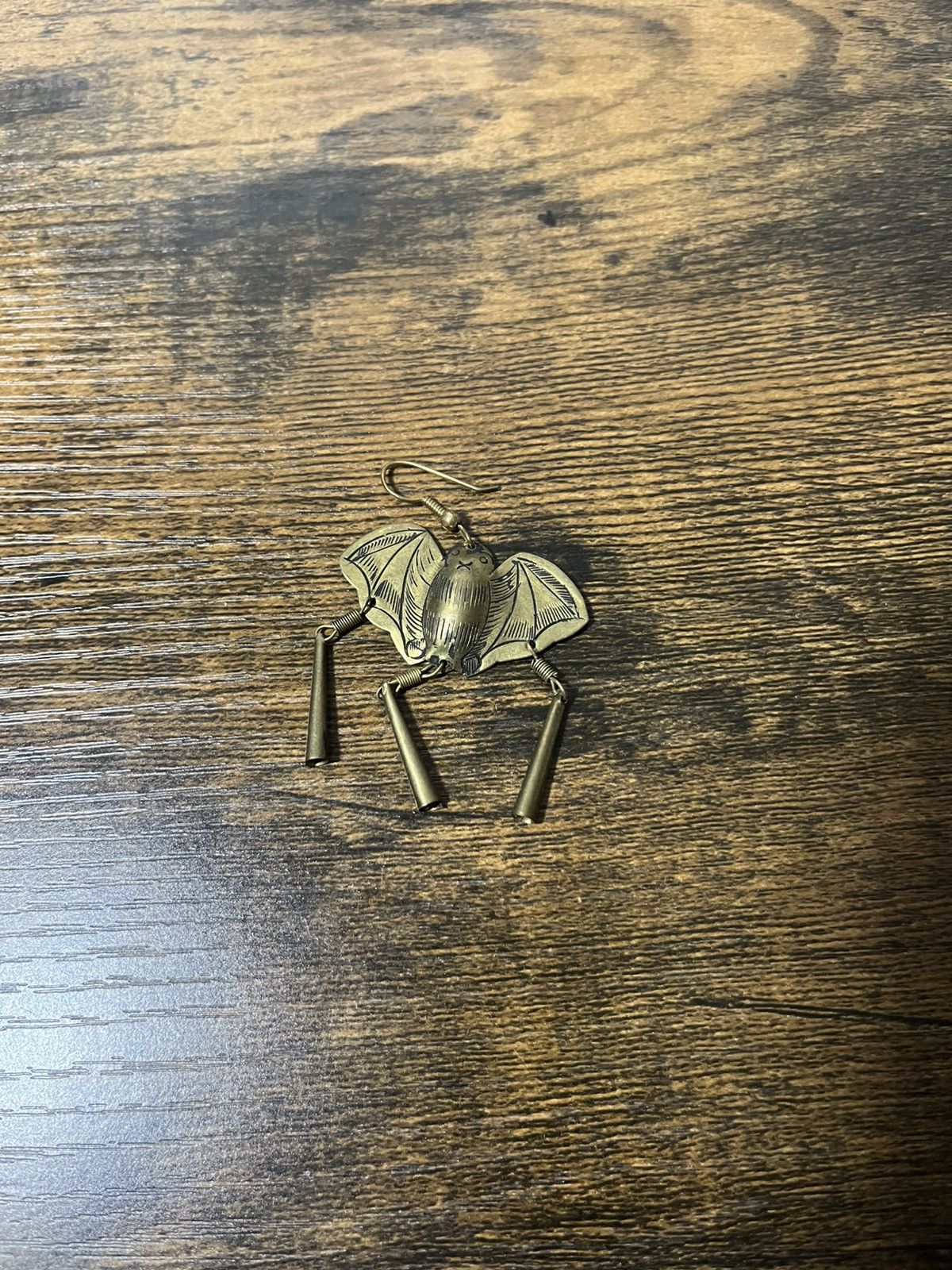 Other Gold bat vintage earrings Size ONE SIZE - 1 Thumbnail
