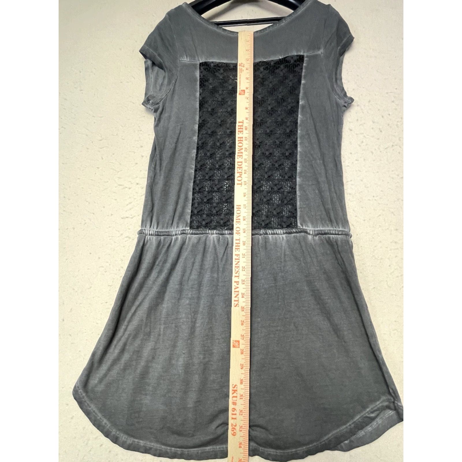 Rip Curl RIP CURL Dress Women XL Beach V-Neck Sleeveless Knee Length Gauze Black Shirt Dress Cap Sleeve Casual Travel Women Size XL / US 12-14 / IT 48-50 - 4 Thumbnail