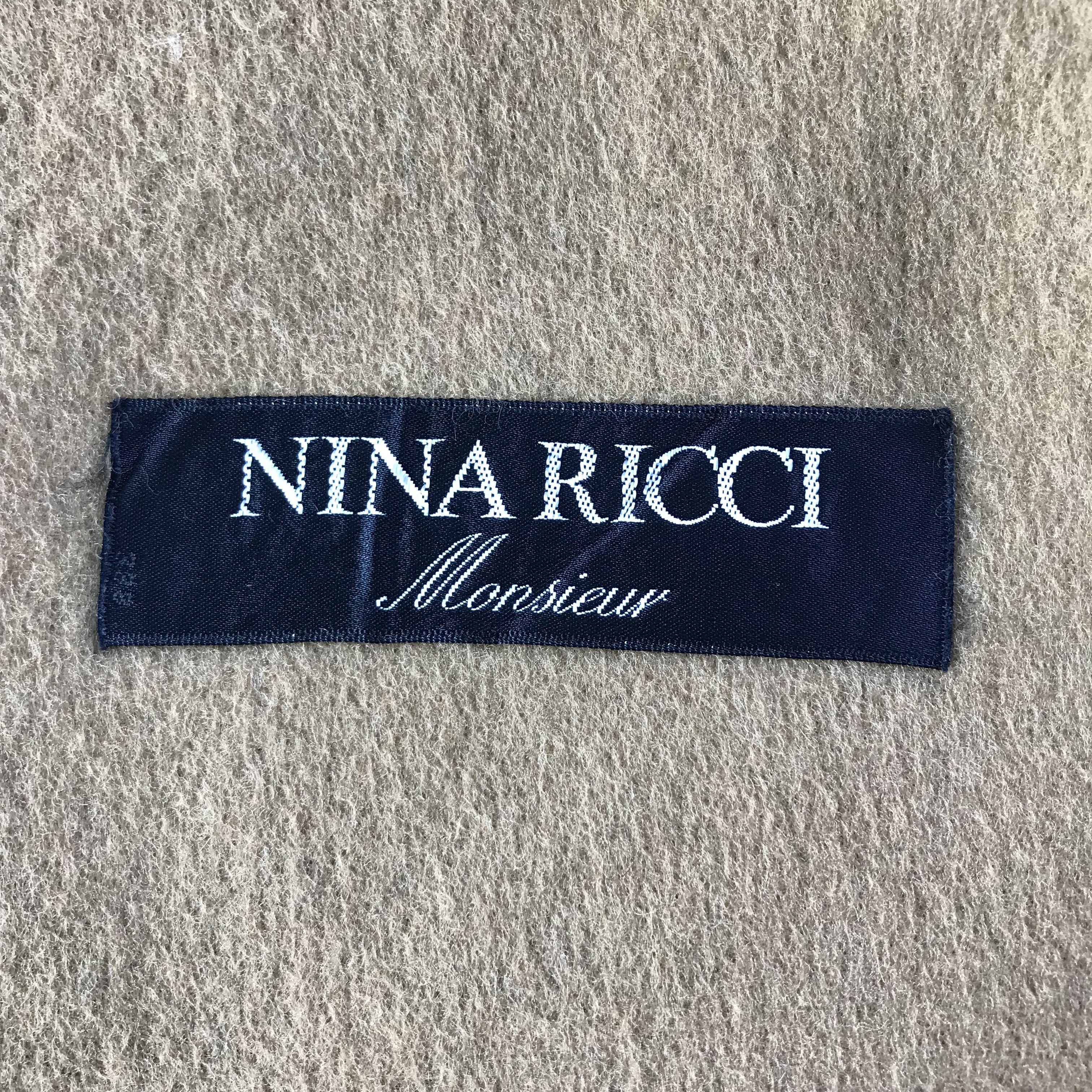 Nina Ricci × Vintage Nina Ricci Scarf / Muffler / Neckwear SS1522 Size ONE SIZE - 7 Thumbnail