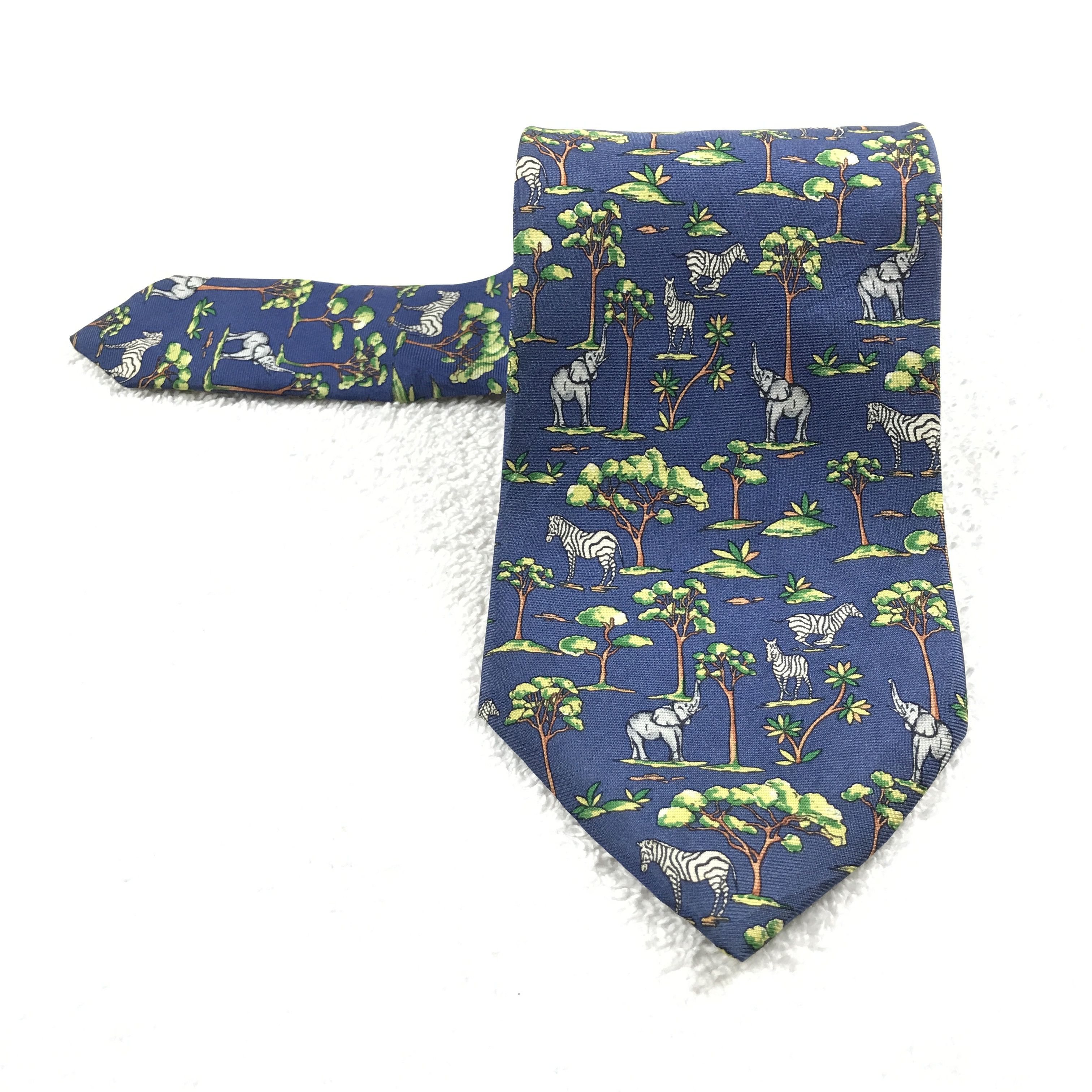 Designer × Lancel × Vintage Vintage Lancel Silk Necktie Size ONE SIZE - 1 Thumbnail