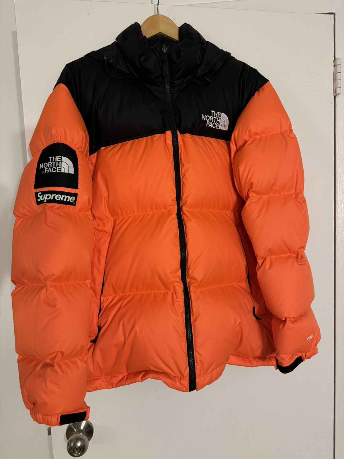 Supreme SUPREME X THE NORTH FACE NUPTSE ORANGE SIZE XL | Grailed