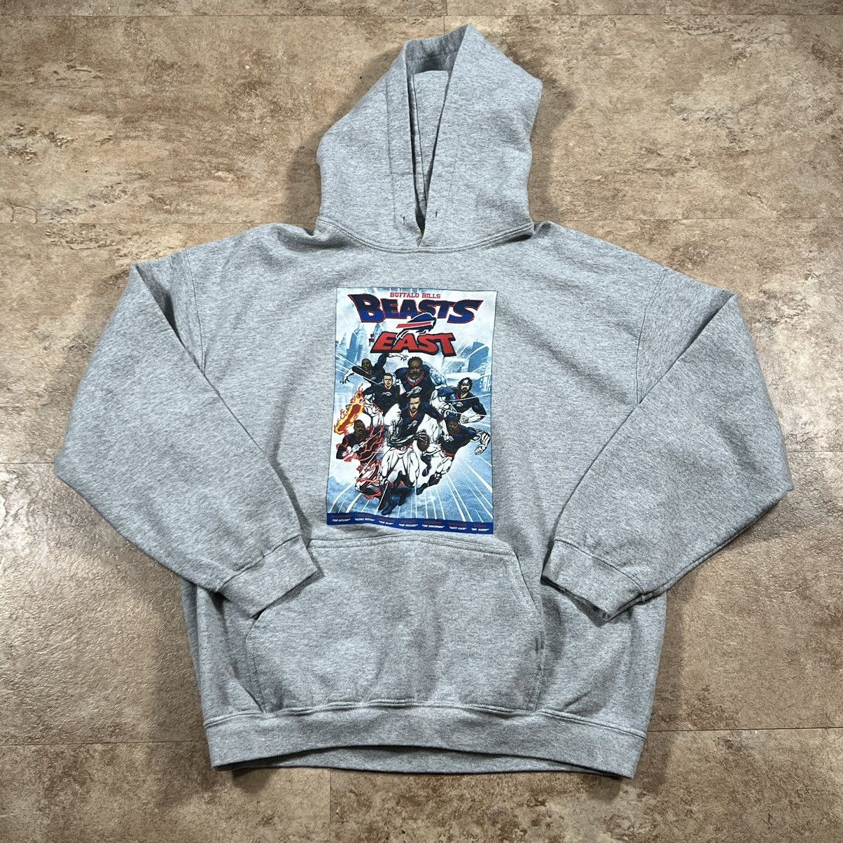 NFL × Vintage Buffalo Bills Hoodie "Beast Of The East" Superheros Size US L / EU 52-54 / 3 - 1 Thumbnail
