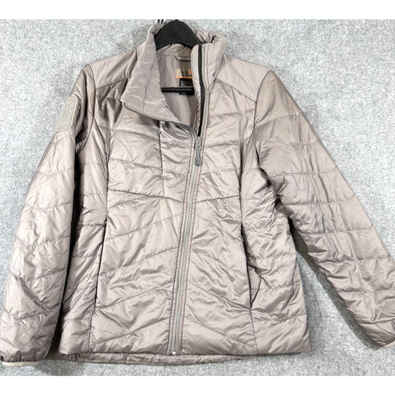 Vintage 5.11 Tactical Jacket Womens S Gray Asymmetrical Zip Outdoor Insulated Puffer Size S / US 4 / IT 40 - 2 Thumbnail