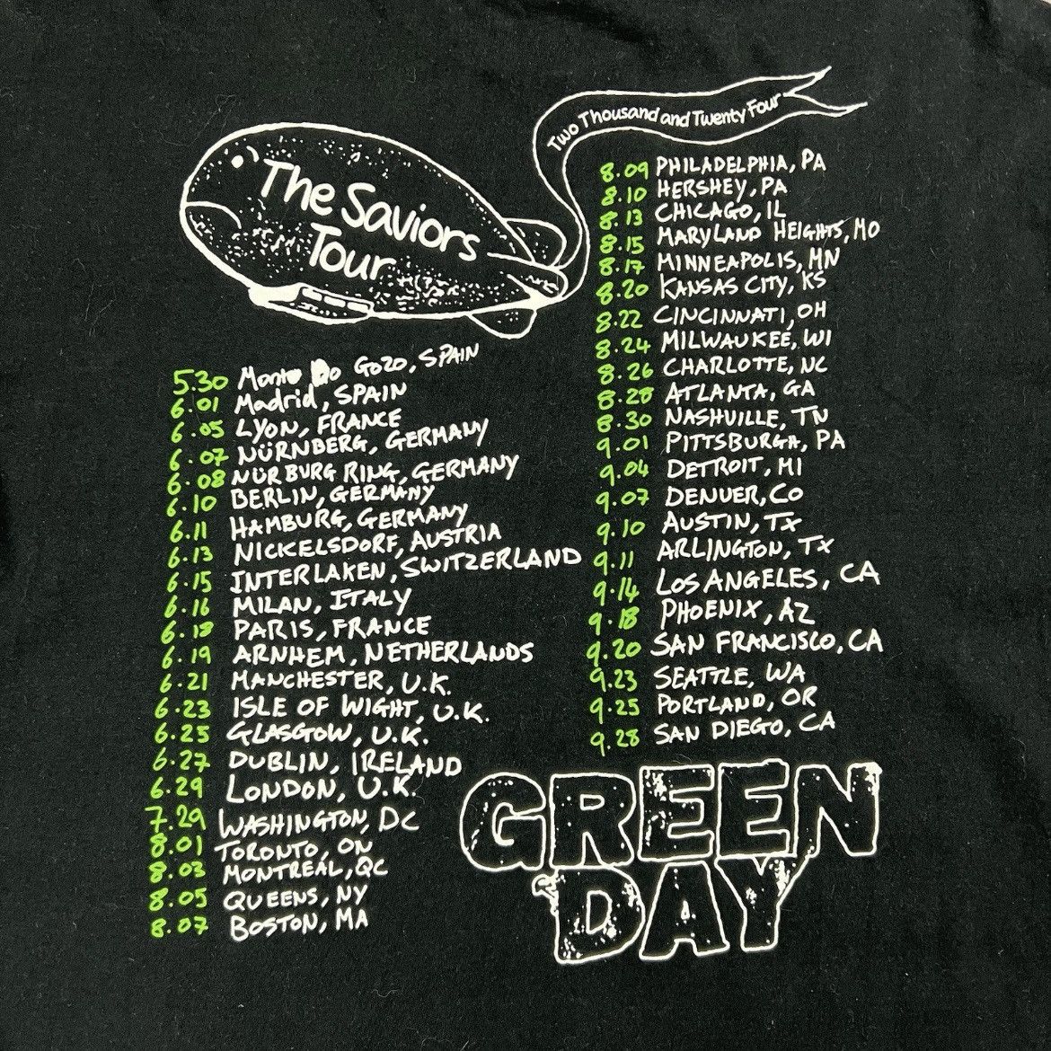 Band Tees Rare!Green Day The Saviors Tour Basket Case Tee Big Logo Y2K Size US XXL / EU 58 / 5 - 15 Thumbnail