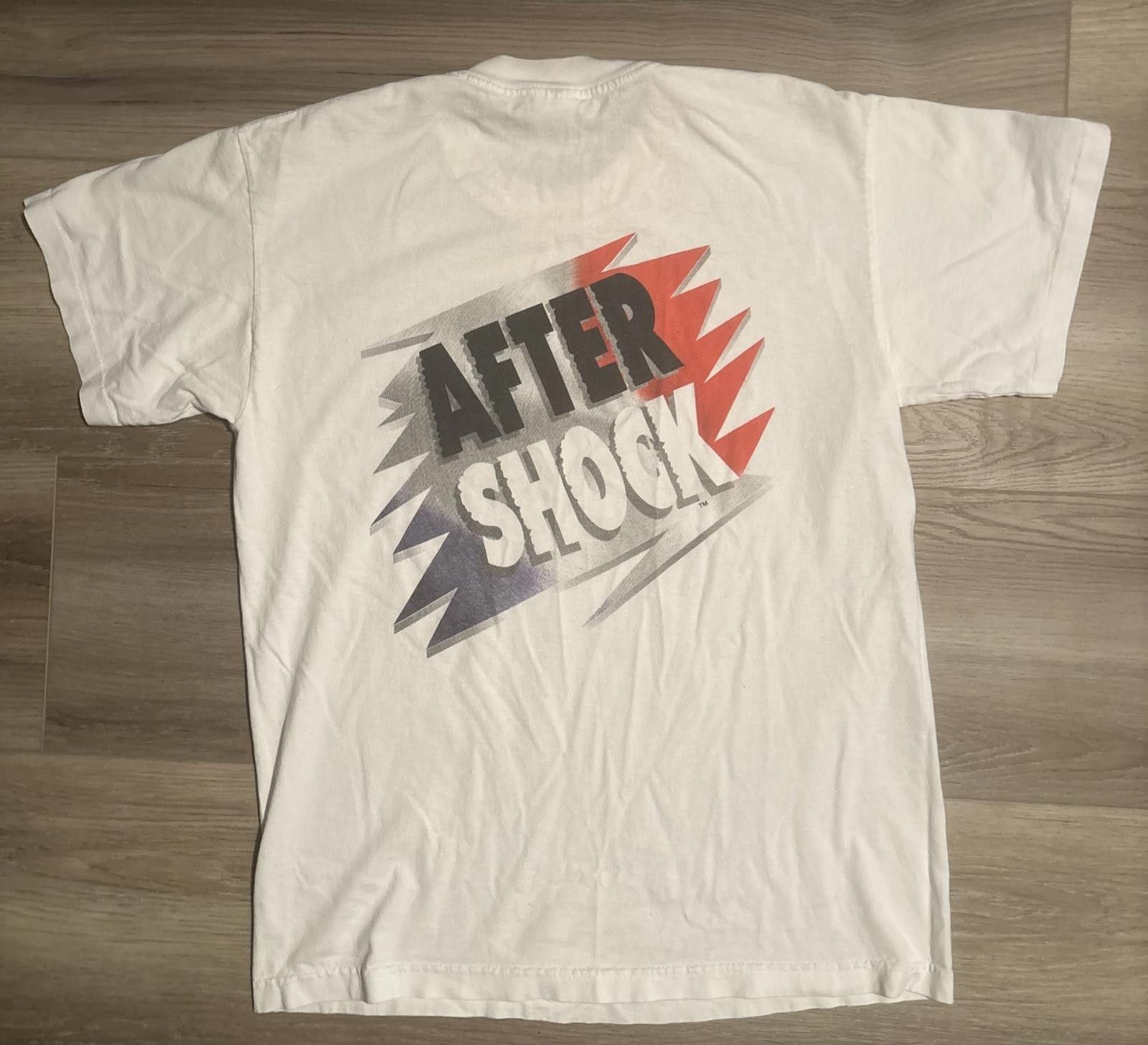 Other Aftershock Liqueur Alcohol T-Shirt Men's L White Graphic VTG Size US L / EU 52-54 / 3 - 1 Thumbnail