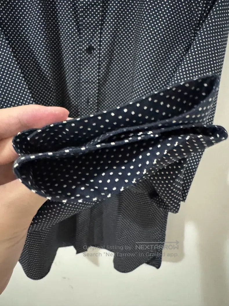 Saint Laurent Paris Saint Laurent Paris Starry Print Blue and White Polka Dot Size XS / US 0-2 / IT 36-38 - 5 Thumbnail