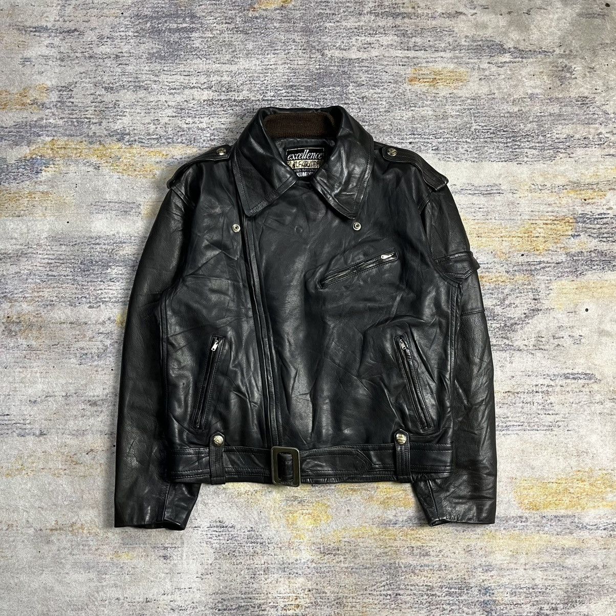 Isamu Katayama Backlash × Japanese Brand × Kadoya Vintage Komine double rider leather jacket Size US L / EU 52-54 / 3 - 3 Thumbnail