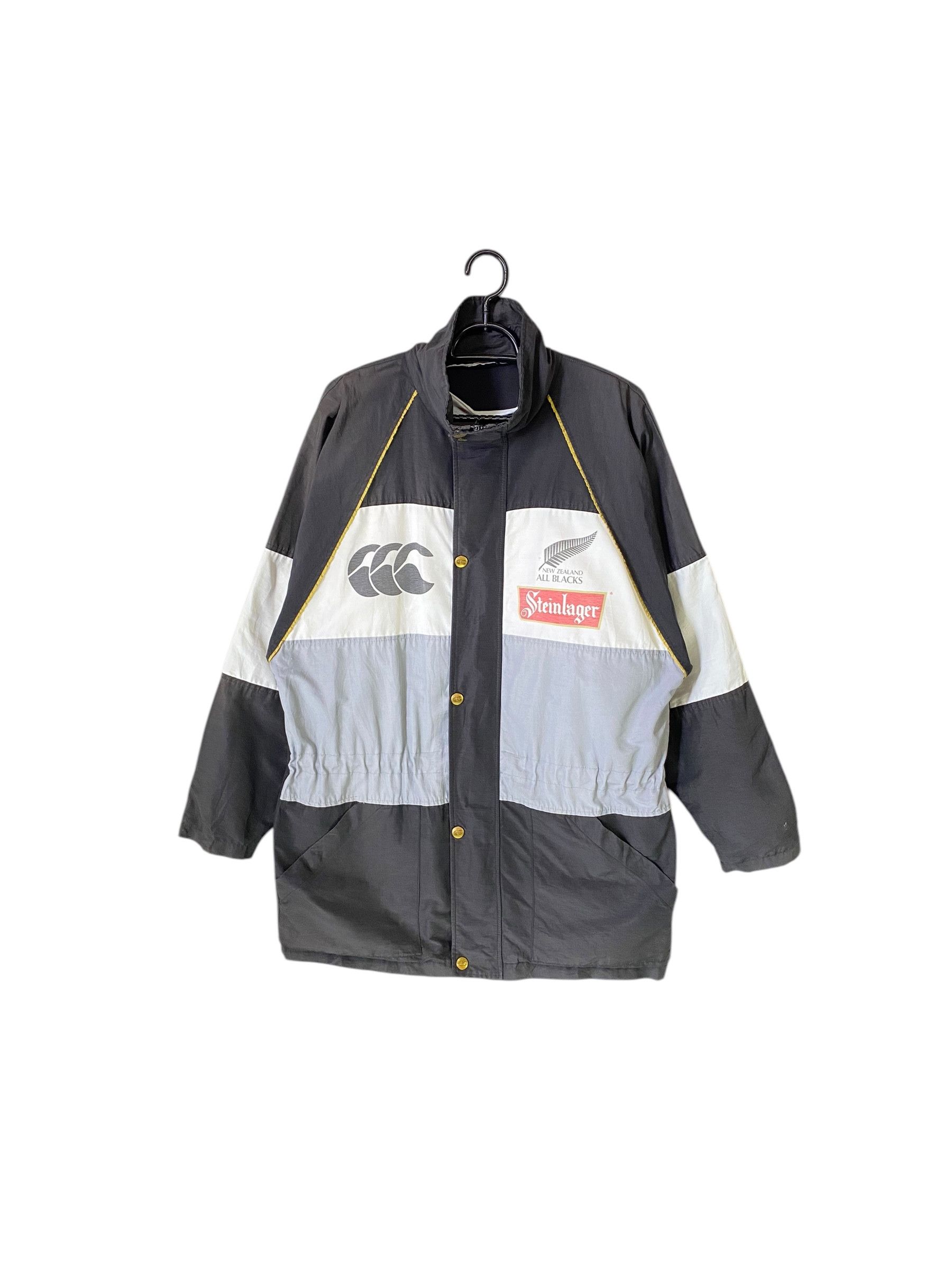 Canterbury of New Zealand × Vintage 90s Canterbury All Blacks steinlager rugby jacket Size US S / EU 44-46 / 1 - 1 Thumbnail