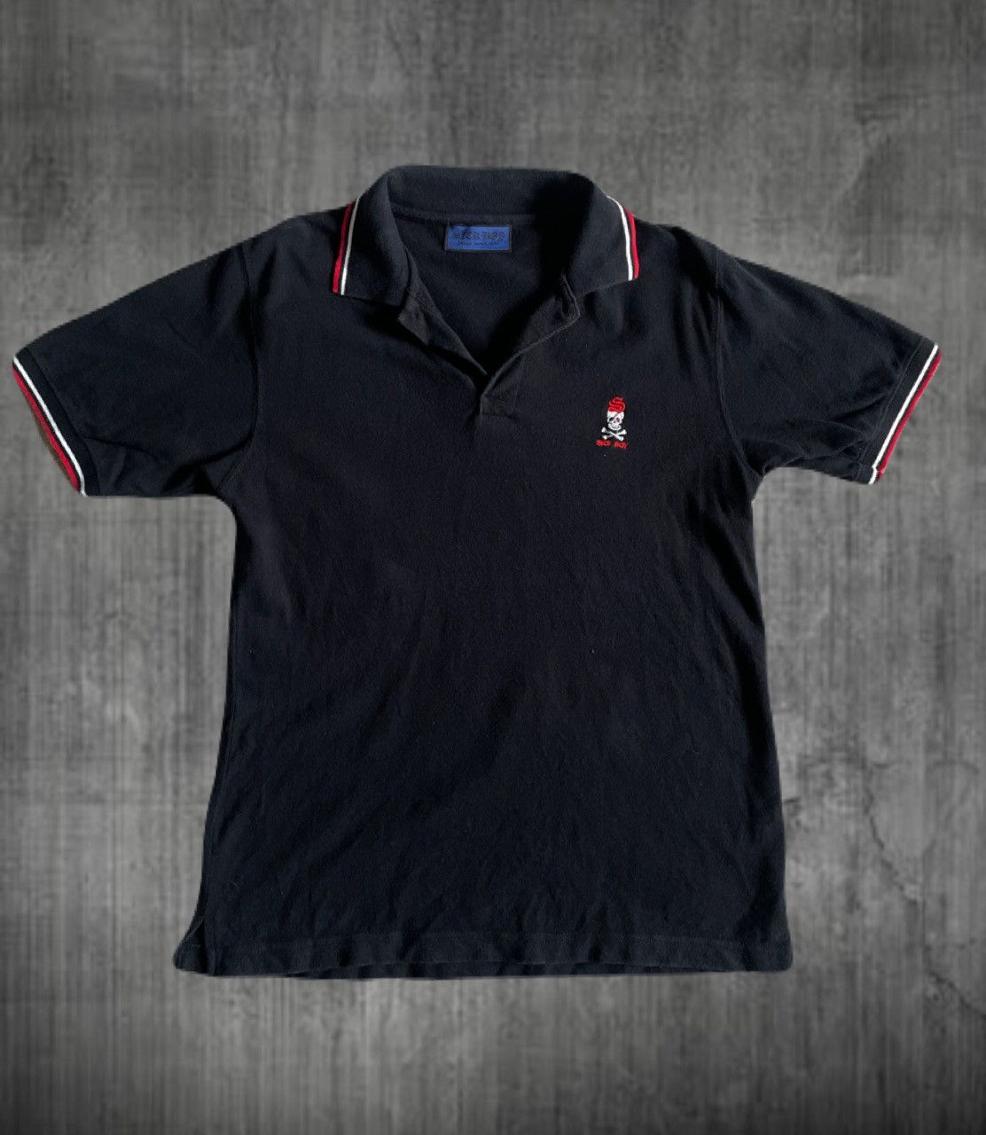 If Six Was Nine 2000s Japanese archive Vkei Skull Heart Polo