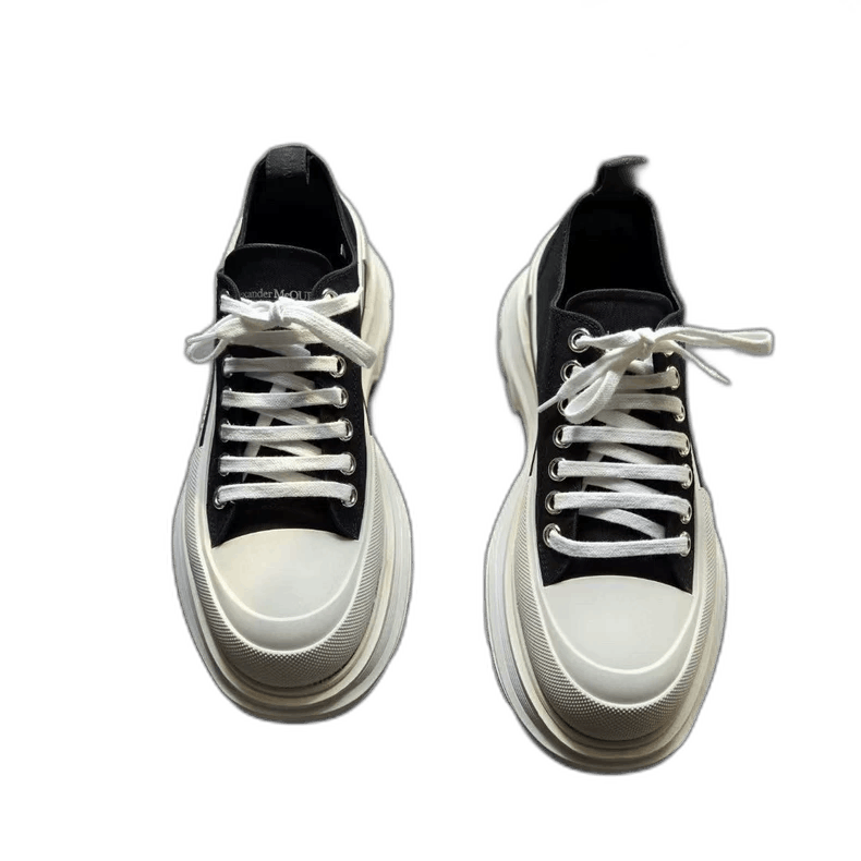 Alexander McQueen Black and White Sneakers