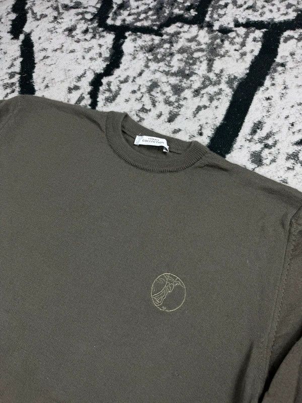 Versace Versace collection sweater green Merino wool L Size US L / EU 52-54 / 3 - 3 Thumbnail
