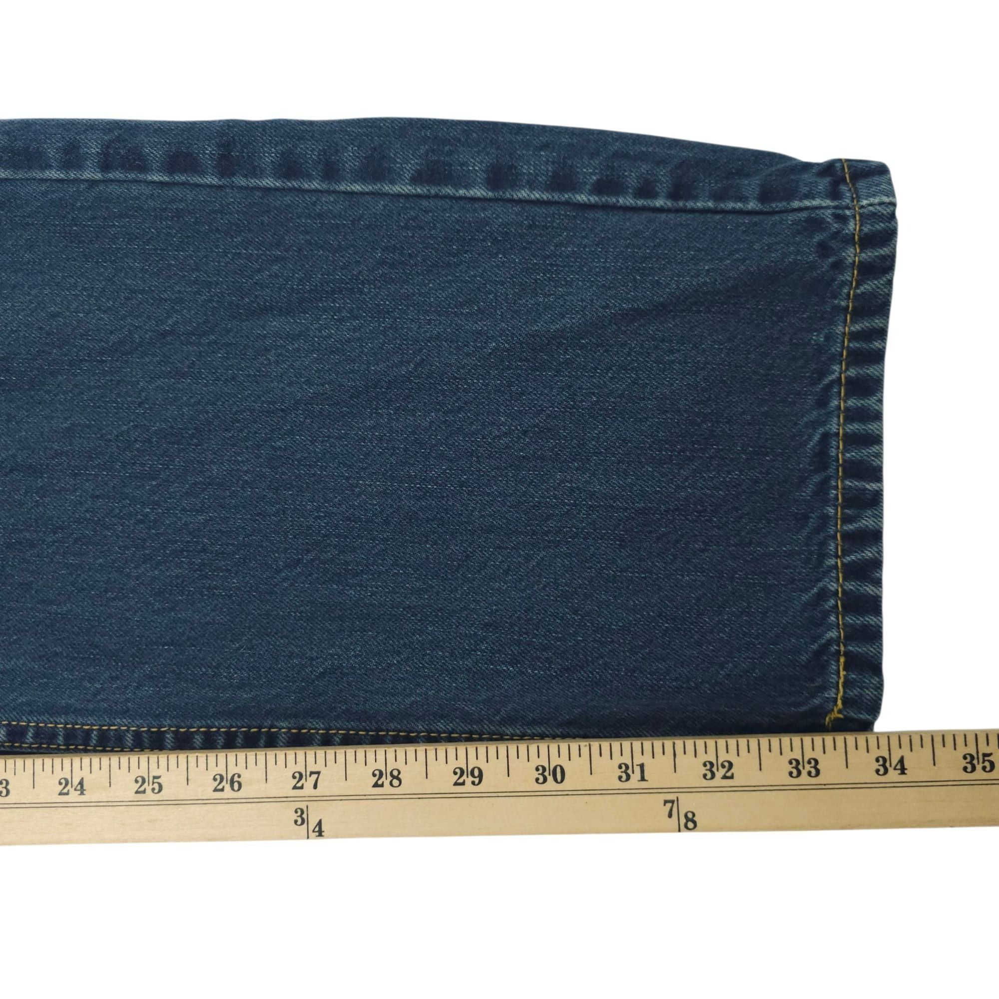 Levi's Levis 505 Straight Leg Jeans Mens 34x34 Regular Fit Size US 34 / EU 50 - 15 Thumbnail