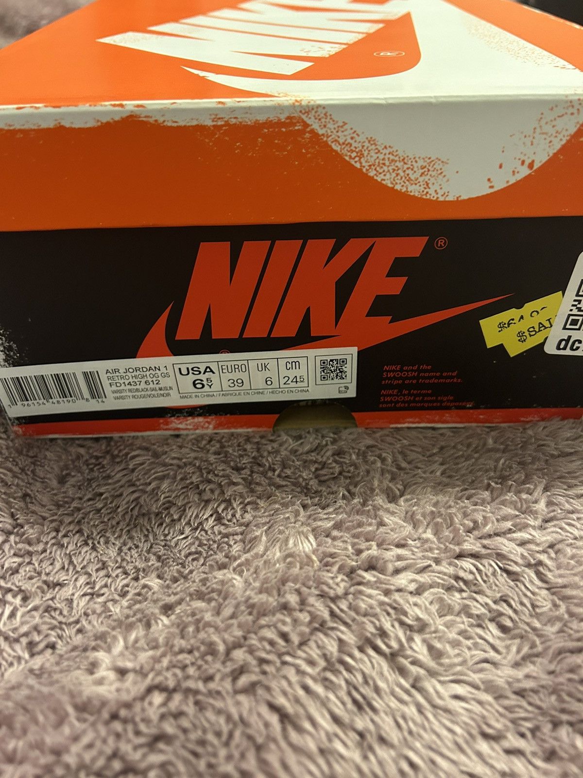 Jordan Brand Jordan 1 Chicago Lost & Found Size US 6.5 / EU 39-40 - 10 Thumbnail