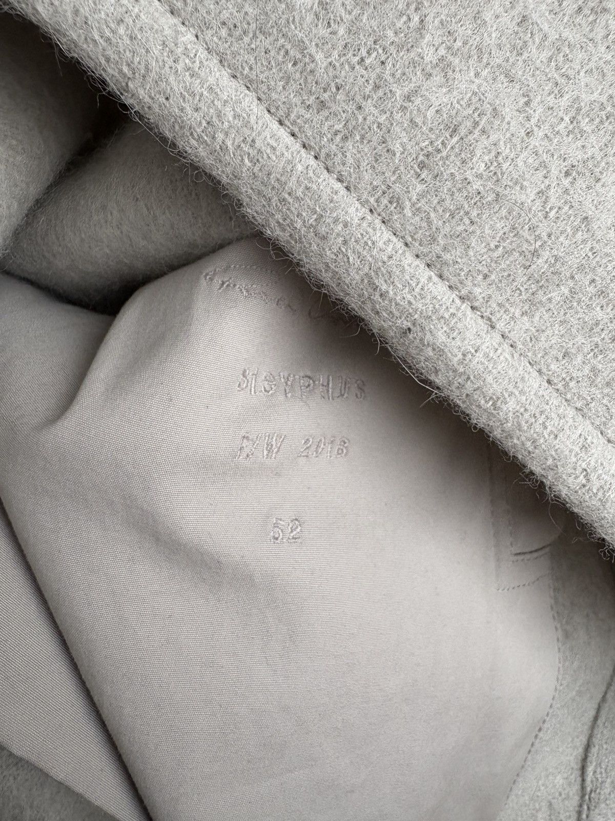 Rick Owens Sisyphus Boiled Wool Overshirt Size US L / EU 52-54 / 3 - 3 Thumbnail