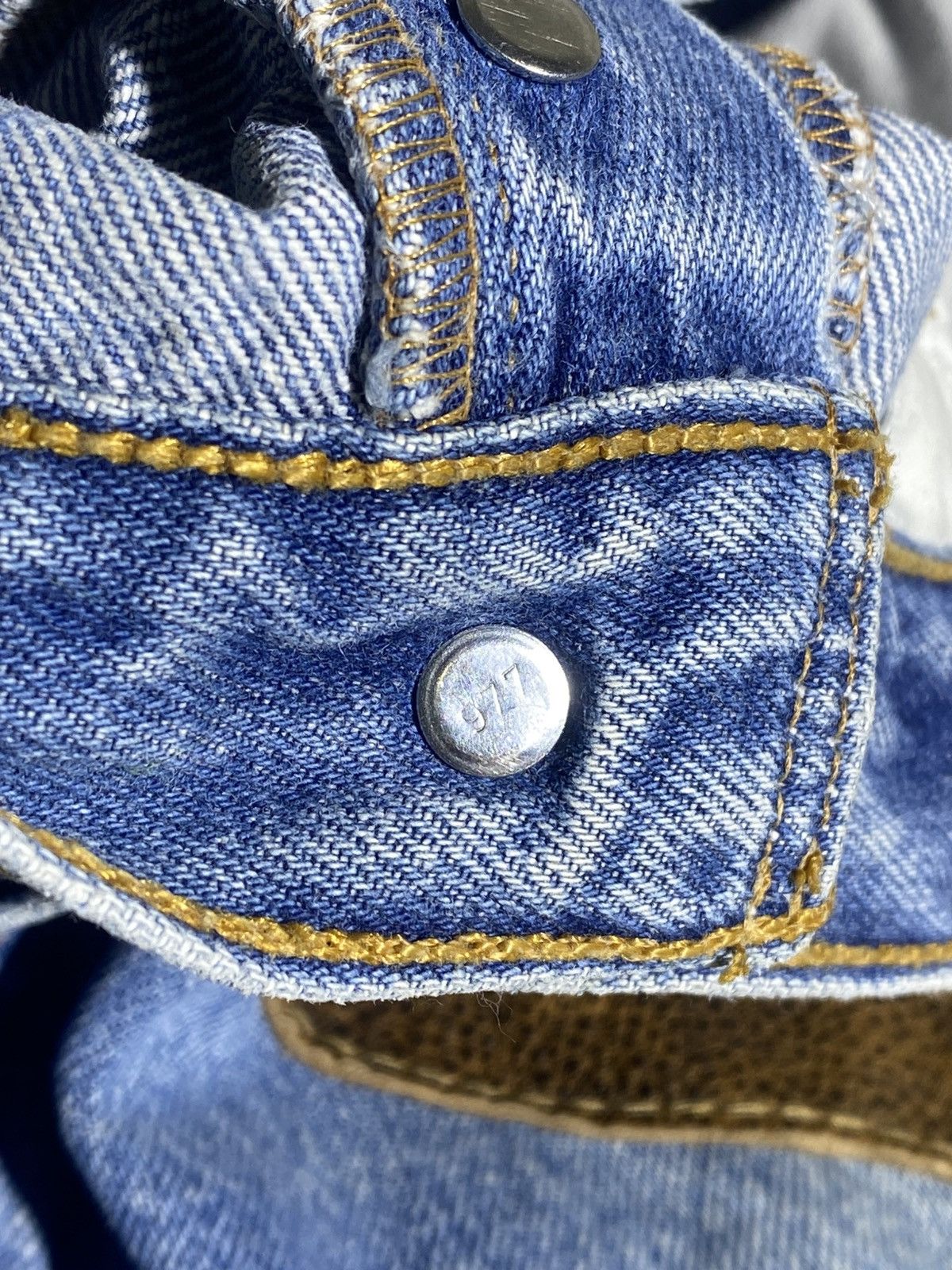 Levi's Vintage Clothing Rare Vintage western reworked levi’s 501 Size US 35 - 11 Thumbnail